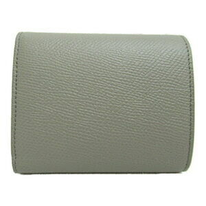 Celine fold Field Leather Gray Trio Tri Wallet